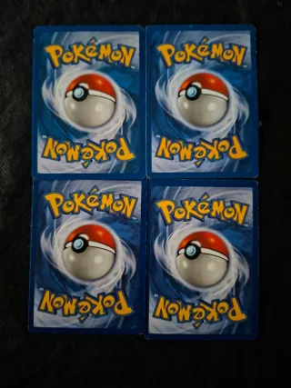 4 Cartas Pokémon Base Set Cambio Switch