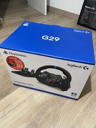 Volante y Pedales Logitech G29 PS5/PS4/PC.