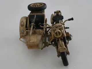 Maqueta Moto BMW R75 Sidecar Militar 1941 Pocher