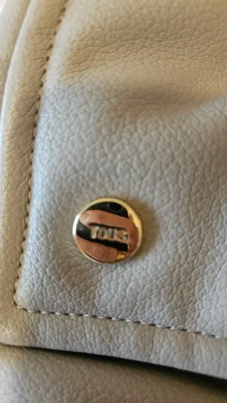 Bolso Tous Beige y Negro Dorado dos bolsos