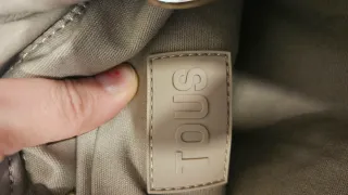 Bolso Tous Beige y Negro Dorado dos bolsos