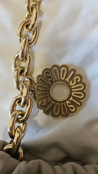 Bolso Tous Beige y Negro Dorado dos bolsos