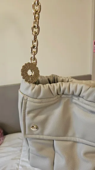 Bolso Tous Beige y Negro Dorado dos bolsos