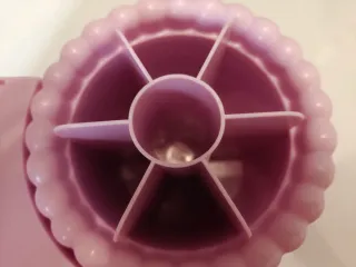 Organizador de maquillaje rosa