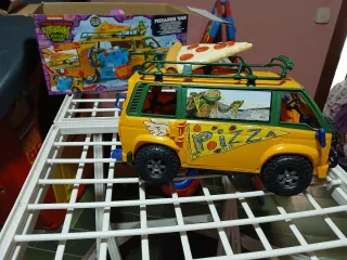 Furgoneta Tortugas Ninja con Figuras