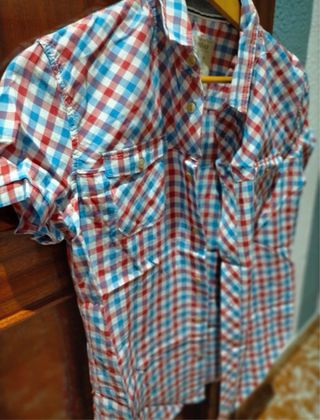 Camisa cuadros Bershka Talla S