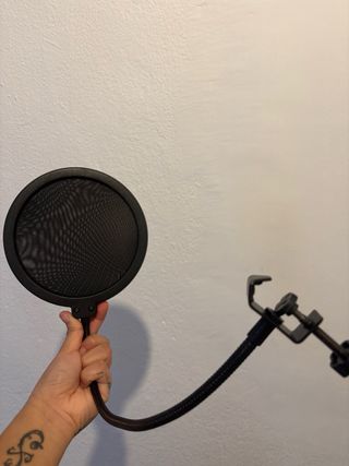 Micrófono TONOR Estudio Negro e interfaz audio USB