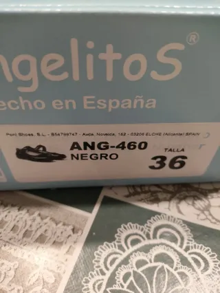 Zapatos Angelitos niña negros