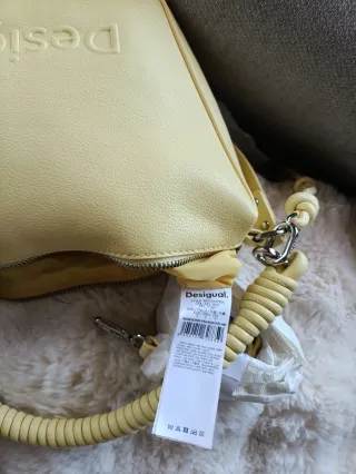 Bolso Desigual amarillo bandolera/hombro