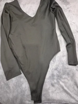 Body negro manga larga