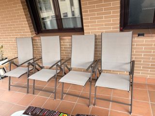 Sillas de terraza plegables