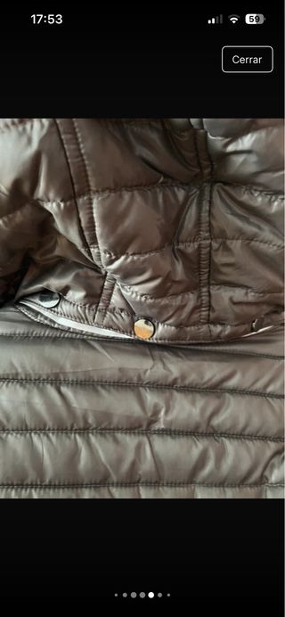 Cazadora acolchada North Wood gris T.M