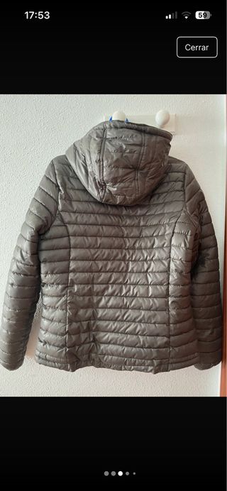 Cazadora acolchada North Wood gris T.M