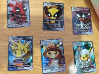 Lote de cartas Pokémon VCOS Animadas y brillantes