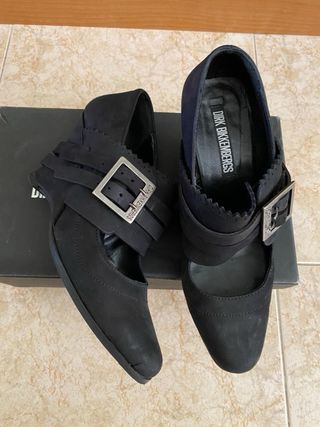 Zapatos Dirk Bikkembergs Piel Negra Talla 38