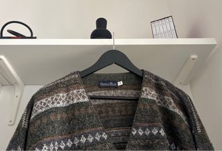 Cardigan vintage DOUBLE BLANC