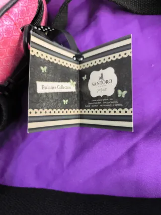 Bolso Muñeca Santoro Gorjuss Corazones Rosa