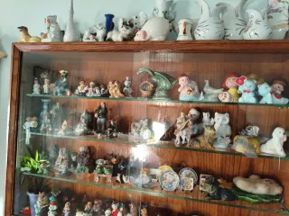 Lote de porcelana decorada