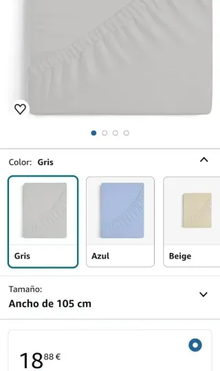 Sábanas bajeras 105x190/200 cm