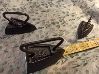 Lote 3 Planchas Antiguas Hierro Macizo