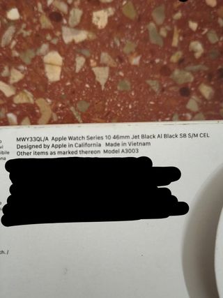 Apple Watch Series 10 GPS + Cellular Negro/Plata