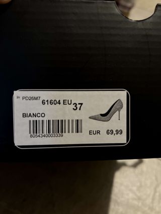 Scarpe Primadonna 37 Bianche - Nuove con Scatola