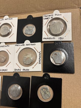 Precintos de plomo antiguos