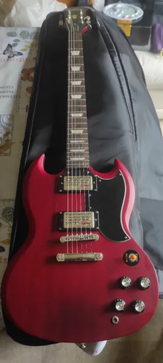 Epiphone GS Guitarra Eléctrica Roja