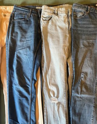 Lote 6 Vaqueros Mujer Talla M 38