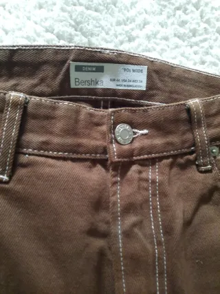 Pantalón Bershka Marrón Talla 44