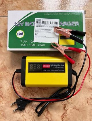 Cargador Batería Coche 12V Digital Inteligente