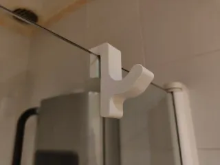 Perchas para mampara de baño (2 unidades)