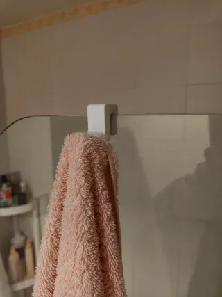 Perchas para mampara de baño (2 unidades)