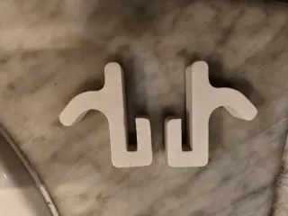 Perchas para mampara de baño (2 unidades)