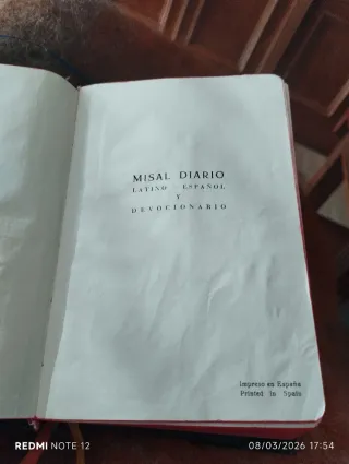 Libro de misa