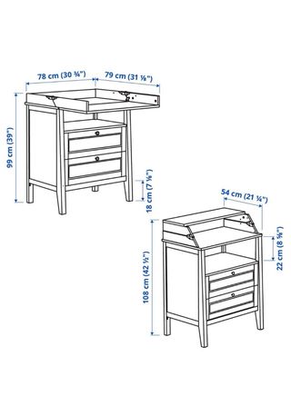 Cómoda cambiador IKEA Sundvik