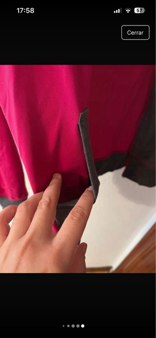 Sudadera Nike Fucsia y Gris Talla S