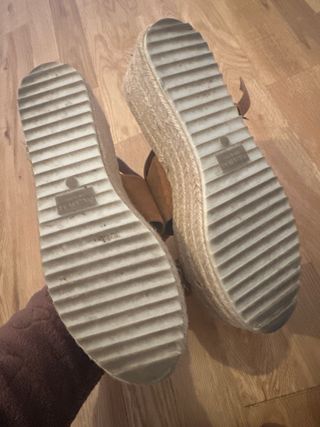 Cuñas Sandalias Plataforma Tostadas