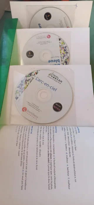 Lote 3 Libros Lectura Francés + CD - Santillana