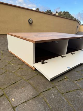 Mesa auxiliar moderna madera