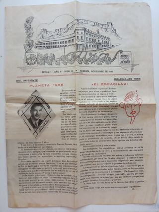 Revistas antiguas Aura colegio La Salle Almería