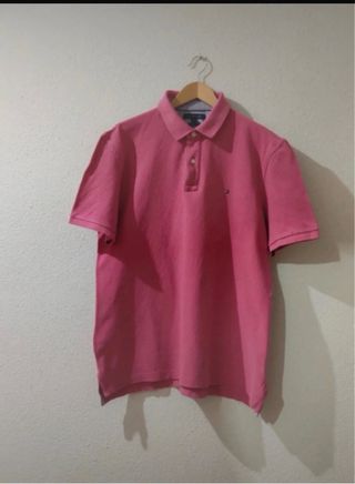 Polo Tommy Hilfiger Rosa Hombre