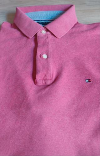 Polo Tommy Hilfiger Rosa Hombre