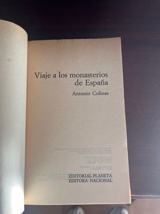 Viaje a los monasterios de España.