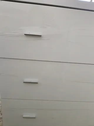 Cómoda blanca 3 cajones