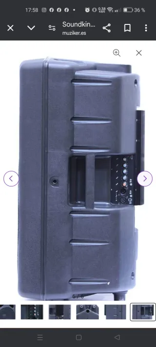 Altavoz Soundking 15 Negro