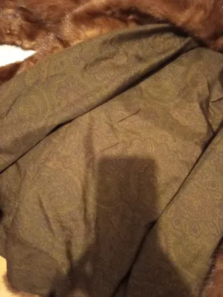 Cappotto in pelliccia marrone