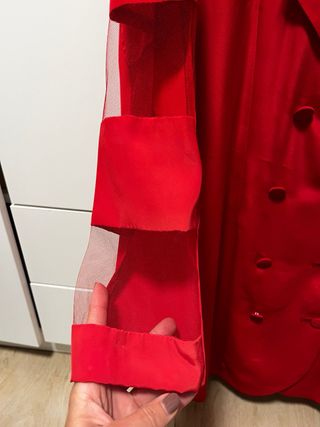 Vestido blazer rojo vintage Exclusive