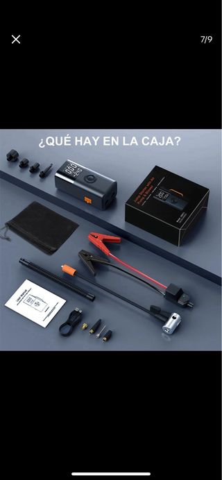 Arrancador Batería 9500A + Compresor Aire
