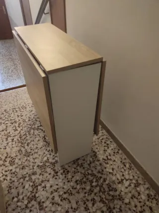 Mesa plegable cocina/comedor madera